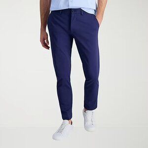 Haggar Sport Travel Mens Comfort Waistband Fit Flat Front Pant - Sz 36W x 29L